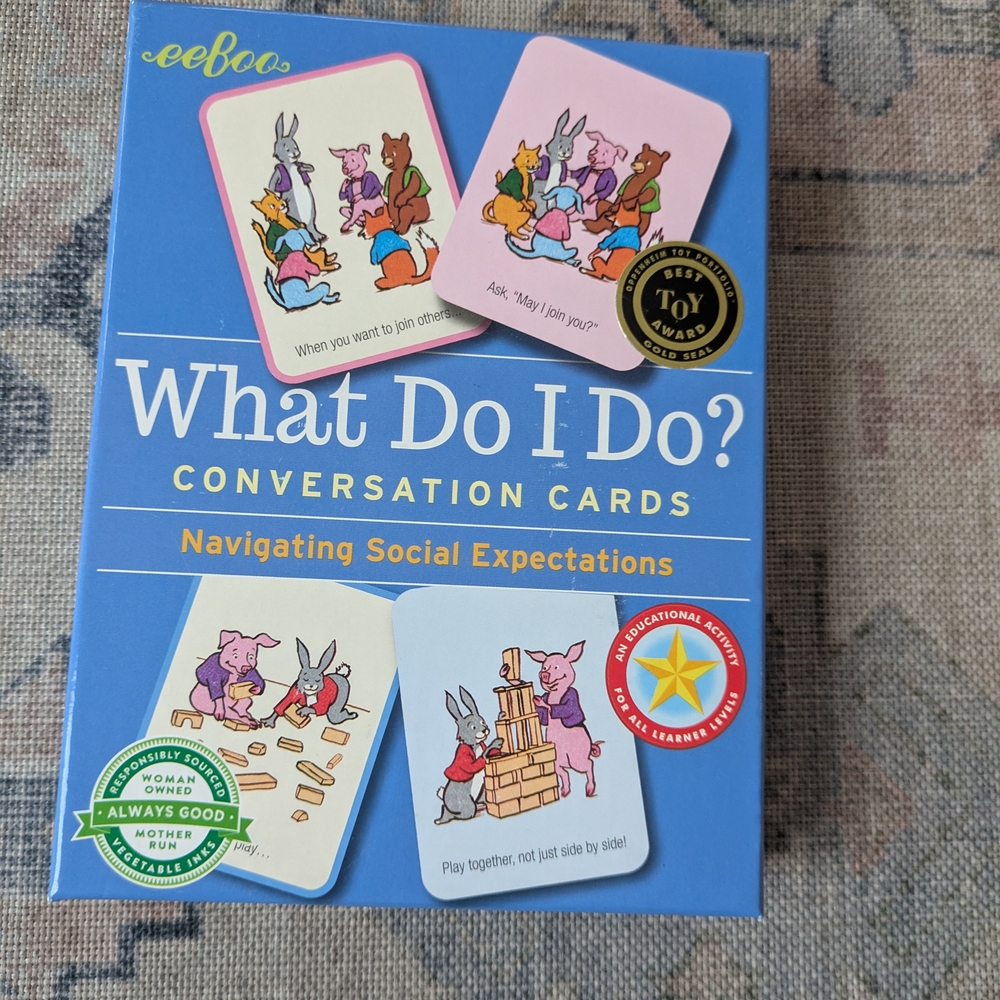 Best Toy Awards - What Do I Do? Conversation Cards - Emotional Intelligence
